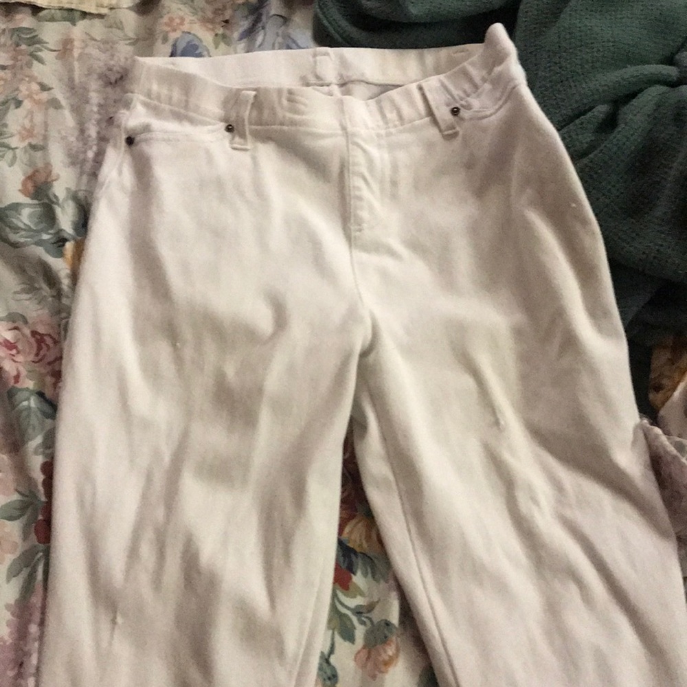 White jeans